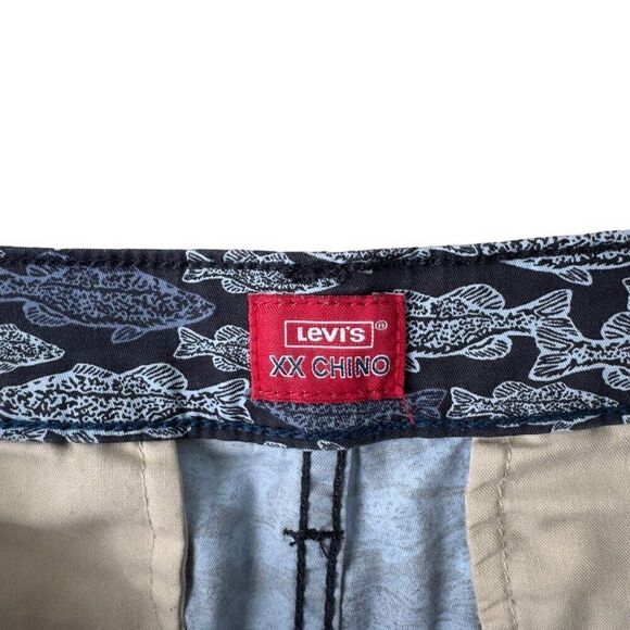Levi's XX Chino Shorts Fish, Coral, and Blue Bundle Men's 32 x 9.5 - Picture 5 of 12